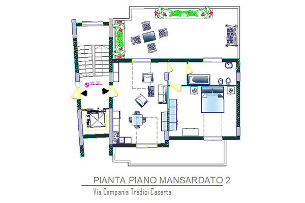 Appartamento mansardato a Caserta Tredici